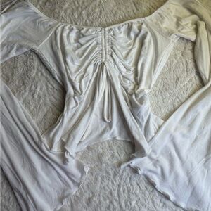 Elegant White Off-Shoulder top